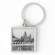 The river Isar at Munich, c.1910 Key Chains