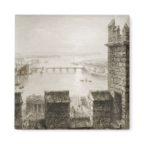 The River Shannon and Limerick Refrigerator Magnet