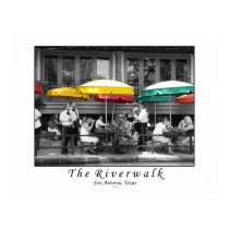 The Riverwalk (White background) posters by JKLionheart The Riverwalk (White background) posters