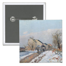 The Road from Gisors to Pontoise Pinback Buttons