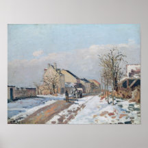 The Road from Gisors to Pontoise Poster