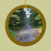 The Road Home - Country Road in Maine ornaments