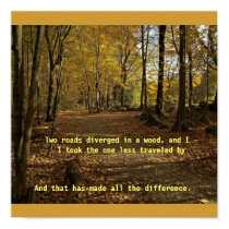 The Road Not Taken Posters - Poster