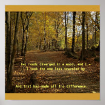 The Road Not Taken Posters