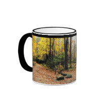 The Road Not Taken - Printed Poem On Mug - Autumn