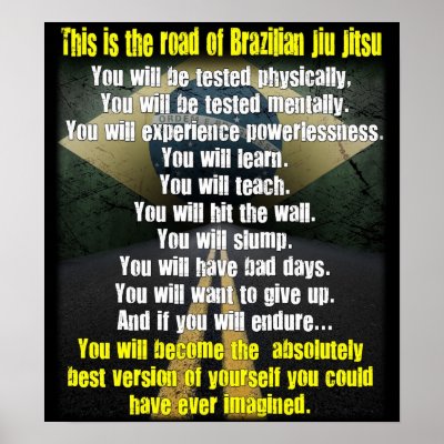 "The Road of Brazilian Jiu Jitsu" Poster