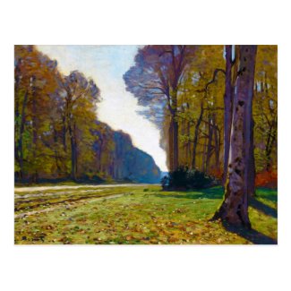 The Road of Chailly Claude Monet cool, old, master Post Card