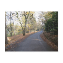 The road of serenity postcard by joacreations The road of serenity postcard