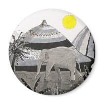 The Road To Mandalay Refrigerator Magnet