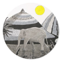 The Road To Mandalay Round Sticker