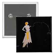 The Roaring 20's Pinback Button