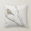 The Robin Throw Pillow