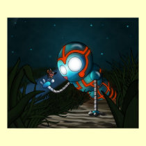 The Robot and Butterfly posters