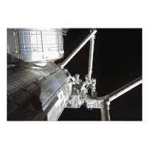 The robotic arm of the Japanese Experiment Modu 2