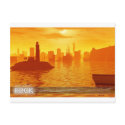 The Rock postcards