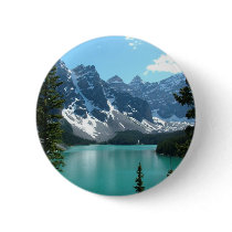 The Rockies - Moraine Lake Pinback Button
