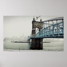 The Roebling Bridge Poster
