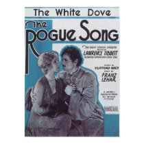 The Rogue Song Vintage Songbook Cover posters