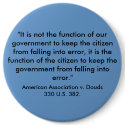The Role of Government Pin buttons