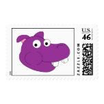 The Rollerskating Hippo Stamp