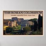 The Roman Colosseum from the Forum Print
