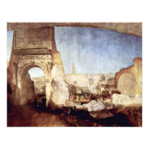 The Roman Forum For Mr. Soane'S Museum By Turner Custom Announcements
