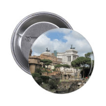 The Roman Forum - Latin: Forum Romanum Pinback Buttons