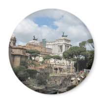 The Roman Forum - Latin: Forum Romanum magnets