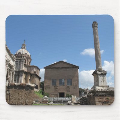 The Roman Forum · Photo, exterior Mouse Mat by gothicarts