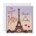 The Romance of Paris ~ Vintage Wedding Personalized Invitation