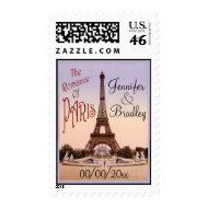 The Romance of Paris ~ Wedding stamp