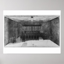 The Romer Hall at Frankfurt-am-Main Print