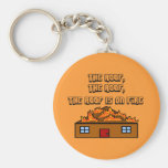 The Roof Is On Fire-Keychain