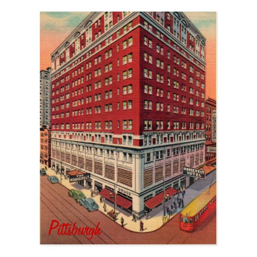 The Roosevelt Hotel Vintage Postcard