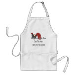 The Rooster May Crow Apron