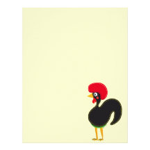 the Rooster of Portugal Custom Letterhead