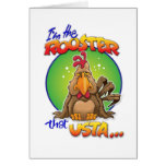 The Rooster that Usta Greeting Cards