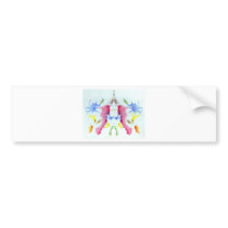 The Rorschach Test Ink Blots Plate 10 Crab Lobster bumper stickers