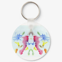 The Rorschach Test Ink Blots Plate 10 Crab Lobster keychains
