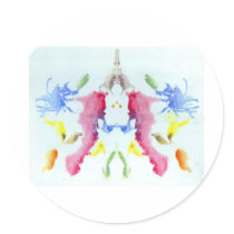 The Rorschach Test Ink Blots Plate 10 Crab Lobster stickers by inquester The Rorschach Test Ink Blots Plate 10 Crab Lobster stickers