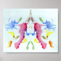 The Rorschach Test Ink Blots Plate 10 Posters