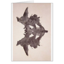 The Rorschach Test Ink Blots Plate 1 Bat, Moth cards by inquester The Rorschach Test Ink Blots Plate 1 Bat, Moth cards