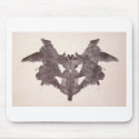 The Rorschach Test Ink Blots Plate 1 Bat, Moth mousepads