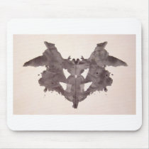 The Rorschach Test Ink Blots Plate 1 Bat, Moth mousepads