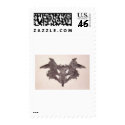 The Rorschach Test Ink Blots Plate 1 Bat, Moth postage