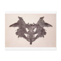 The Rorschach Test Ink Blots Plate 1 Bat, Moth postcards