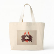 The Rorschach Test Ink Blots Plate 2 Two Humans bags by inquester The Rorschach Test Ink Blots Plate 2 Two Humans bags