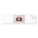 The Rorschach Test Ink Blots Plate 2 Two Humans bumper stickers by inquester The Rorschach Test Ink Blots Plate 2 Two Humans bumper stickers