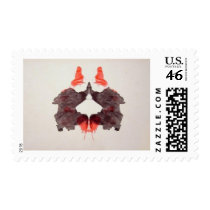The Rorschach Test Ink Blots Plate 2 Two Humans postage