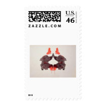 The Rorschach Test Ink Blots Plate 2 Two Humans postage
